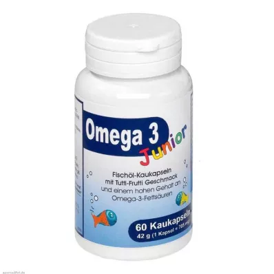 Omega 3 Junior Berco chewing capsules, 60 pcs Omega 3 Junior Berco chewing capsules, 60 pcs