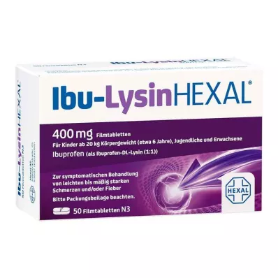 IBU-LYSINHEXAL Film-coated tablets, 50 pcs