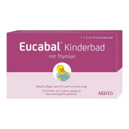 EUCABAL Childrens Bath with Thyme, 7X5 ml