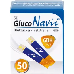 SD GlucoNavii GDH Blood glucose test strips, 1X50 pc