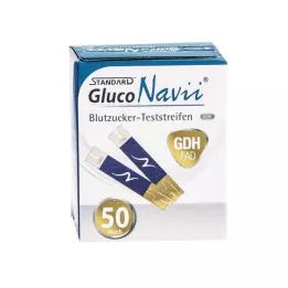 SD GlucoNavii GDH Blood glucose test strips, 1X50 pc