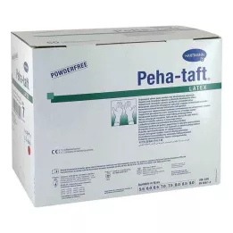 PEHA-TAFT latex OP-Gloves size 7, 50X2 pcs