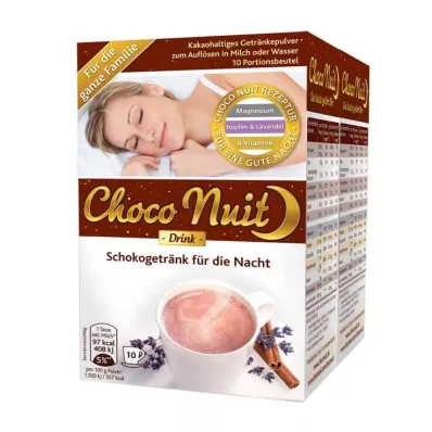 CHOCO NUIT Good Night Chocolate Drink Powder, 20 pcs CHOCO NUIT Good Night Chocolate Drink Powder, 20 pcs