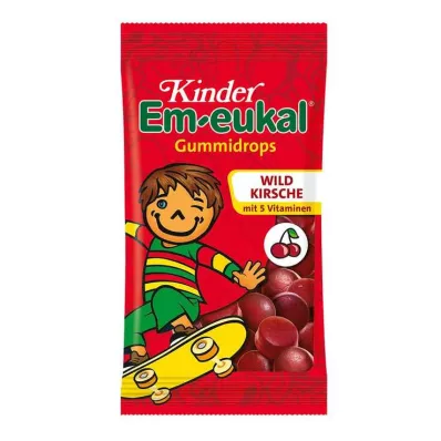 EM-EUKAL Childrens gum drops wild cherry, 75 g