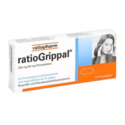 Ratiogrippal 200 mg/30 mg film-coated tablets (10 pieces) Ratiogrippal 200 mg/30 mg film-coated tablets (10 pieces)