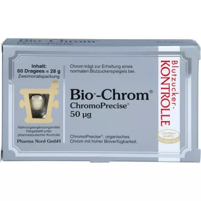 BIO-CHROM ChromoPrecise 50 μg Pharma Nord Coated Tablets, 60 pcs