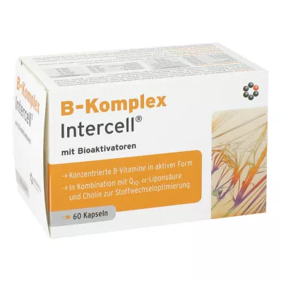 B-complex Intercell capsules, 60 pcs B-complex Intercell capsules, 60 pcs