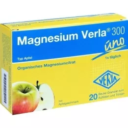 MAGNESIUM VERLA 300 Apple Granules, 20 pcs