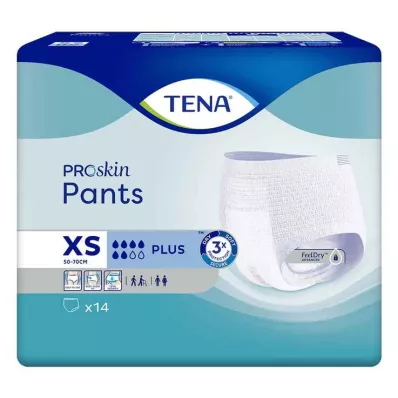 TENA Pants Plus XS for incontinence, 14 pieces