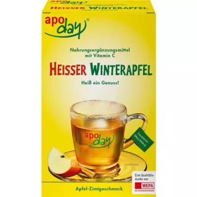 APODAY Hot Winter Apple Vitamin C Powder, 10X10 g