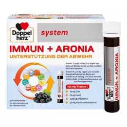DOPPELHERZ Immun+Aronia system ampoules, 30 pcs