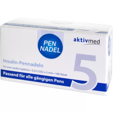 PEN-NADELN Universal 5 cannulas 0.23x5 mm 32 G, 100 pcs