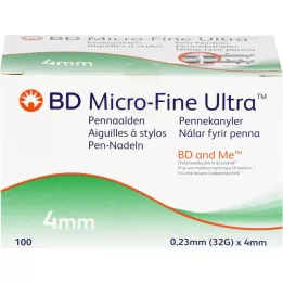 BD MICRO-FINE ULTRA Pen needles 0.23x4 mm, 100 pcs