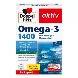 DOPPELHERZ Omega-3 1,400 capsules, 120 pcs
