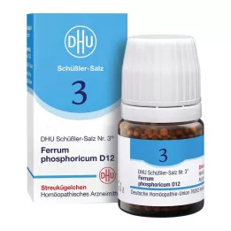DHU Schüßler salt No. 3 Ferrum phosphoricum D12 globules, 10 g