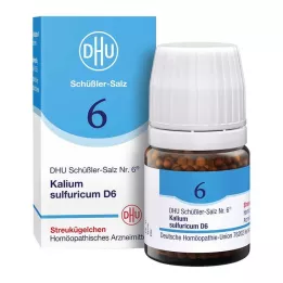 BIOCHEMIE DHU 6 Kalium sulphuricum D 6 globules, 10 g