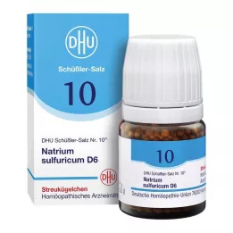 BIOCHEMIE DHU 10 Natrium sulphuricum D 6 globules, 10 g
