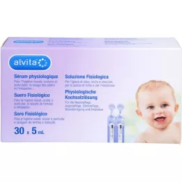 ALVITA physiological saline solution ampoules, 30X5 ml