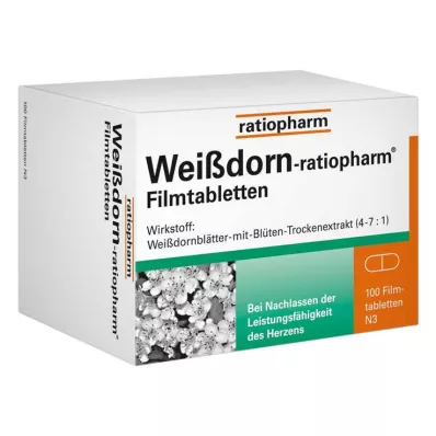WEISSDORN-RATIOPHARM Film-coated tablets, 100 pcs WEISSDORN-RATIOPHARM Film-coated tablets, 100 pcs