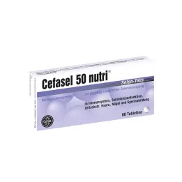 CEFASEL 50 nutri selenium tabs, 60 pcs