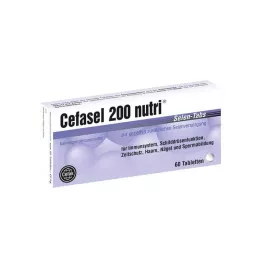 CEFASEL 200 nutri selenium tabs, 60 pcs