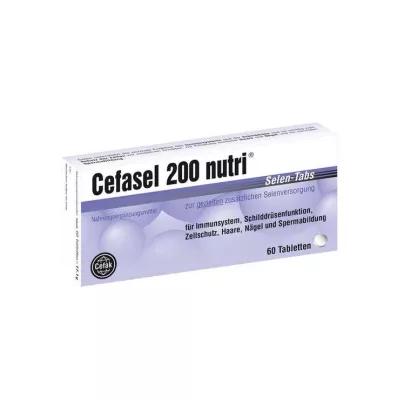 Cefasel 200 nutri selenium tabs, 60 pcs Cefasel 200 nutri selenium tabs, 60 pcs
