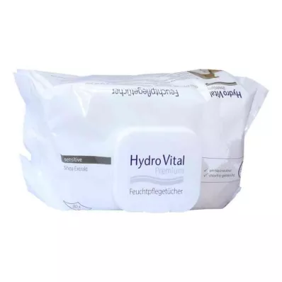 HYDROVITAL Wet wipes with shea, 80 pcs