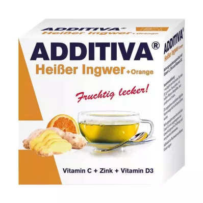 ADDITIVA hot ginger+orange powder, 120 g ADDITIVA hot ginger+orange powder, 120 g