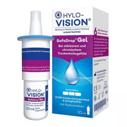 HYLO-VISION SafeDrop gel eye drops, 10 ml