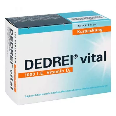 Dedrei vital tablets treatment pack (180 pieces) Dedrei vital tablets treatment pack (180 pieces)