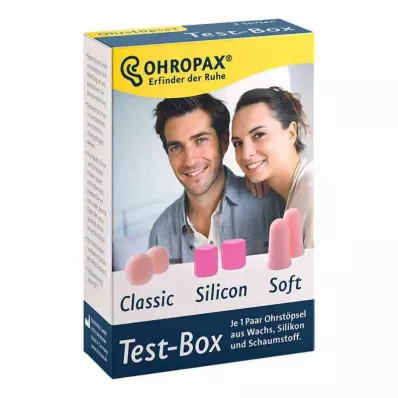 OHROPAX Test box 3 types of earplugs, 3 x 2 pcs OHROPAX Test box 3 types of earplugs, 3 x 2 pcs