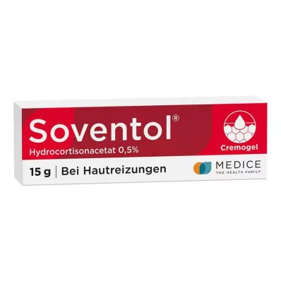 SOVENTOL Hydrocortisone acetate 0.5% cream, 15 g SOVENTOL Hydrocortisone acetate 0.5% cream, 15 g