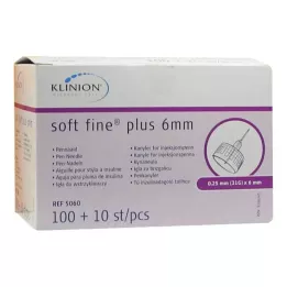 SOFT FINE plus cannulas 6 mm 31 G 0.25 mm, 110 pcs