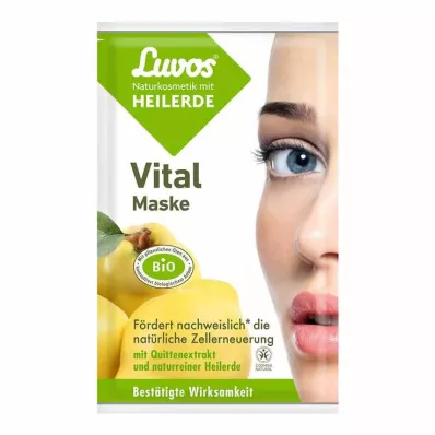 Luvos Natural Cosmetics Healing Clay Vital Mask, 2X7.5 ml Luvos Natural Cosmetics Healing Clay Vital Mask, 2X7.5 ml