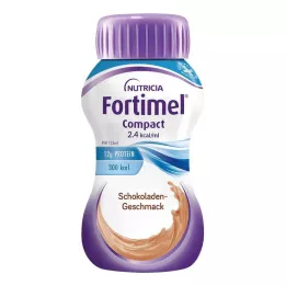 FORTIMEL Compact 2.4 Chocolate Flavour, 4X125 ml