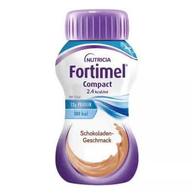 FORTIMEL Compact 2.4 Chocolate Flavour, 4X125 ml