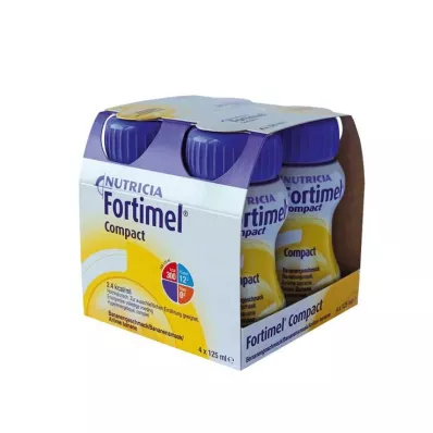 Fortimel Compact 2.4 banana flavor, 4X125 ml