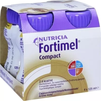 FORTIMEL Compact 2.4 Cappuccino Flavour, 4X125 ml