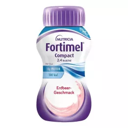 FORTIMEL Compact 2.4 Strawberry Flavour, 4X125 ml