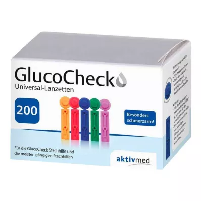 Gluco Check lancets universal, 200 pieces Gluco Check lancets universal, 200 pieces