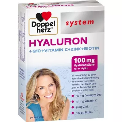 DOPPELHERZ Hyaluron system capsules, 30 pcs