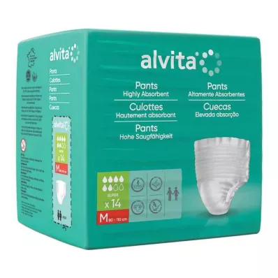 ALVITA Incontinence Pants super medium, 14 pcs