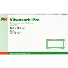 VLIWASORB Pro superabsorb.comp.sterile 12.5x22.5 cm, 10 pcs