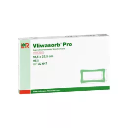 Vliwasorb Pro suberabsorb.Komp.steril 12.5x22.5 cm, 10 pcs