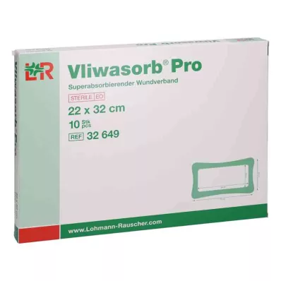 VLIWASORB Pro superabsorb.comp.sterile 22x32 cm, 10 pcs