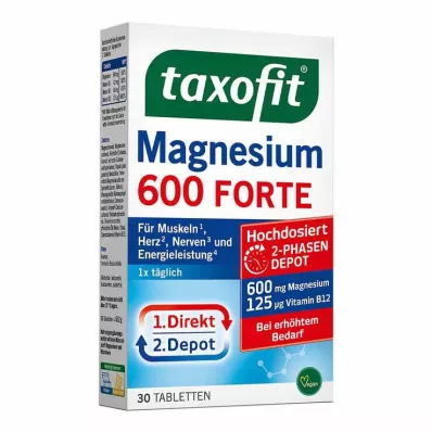 TAXOFIT Magnesium 600 FORTE Depot tablets, 30 pcs