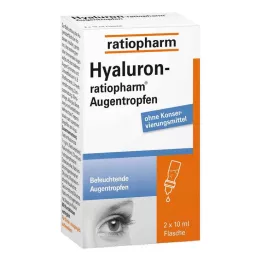 HYALURON-RATIOPHARM Eye drops, 2X10 ml