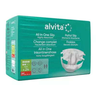 ALVITA All-in-one incontinence pants super medium day, 24 pcs ALVITA All-in-one incontinence pants super medium day, 24 pcs