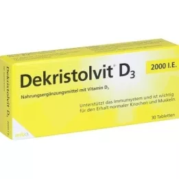 DEKRISTOLVIT D3 2,000 I.U. tablets, 30 pcs