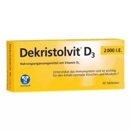 DEKRISTOLVIT D3 2,000 I.U. tablets, 30 pcs